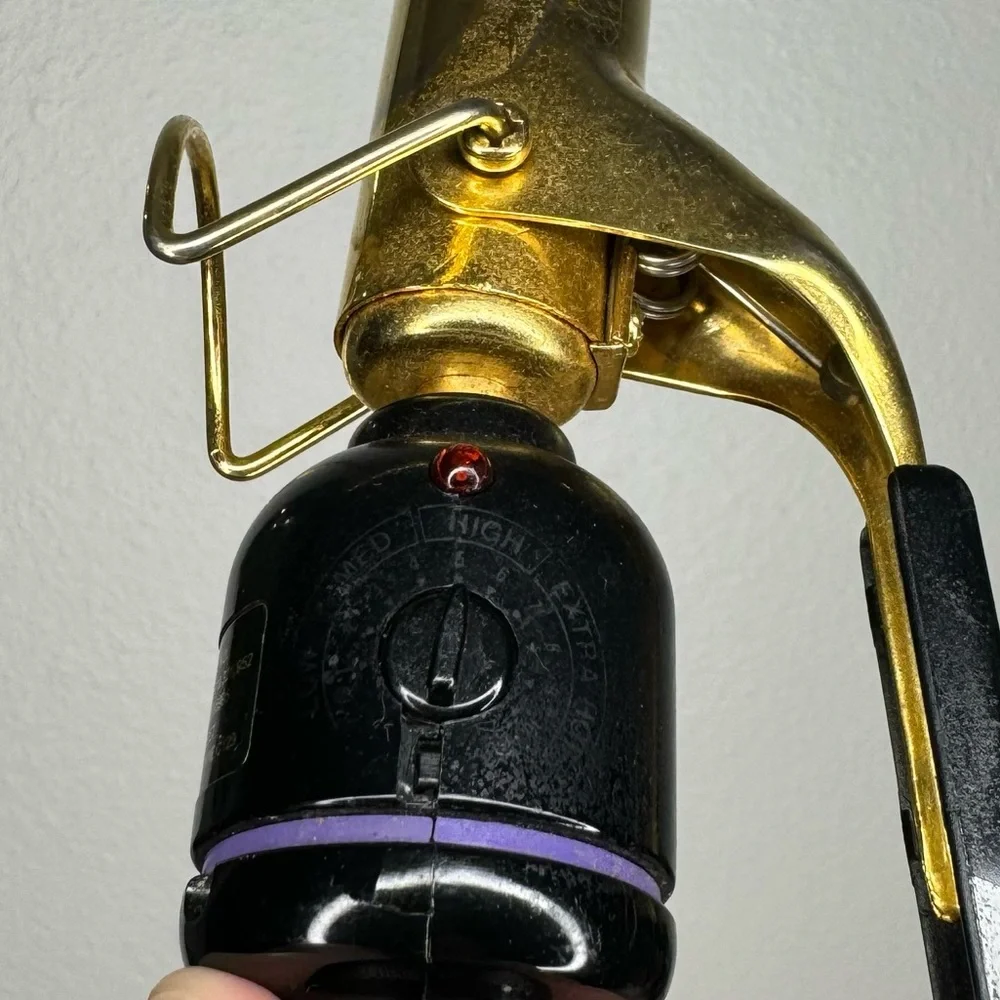 Hot Tools Gold Barrel Curling Iron‎ 1” Wand? - Used- See Description